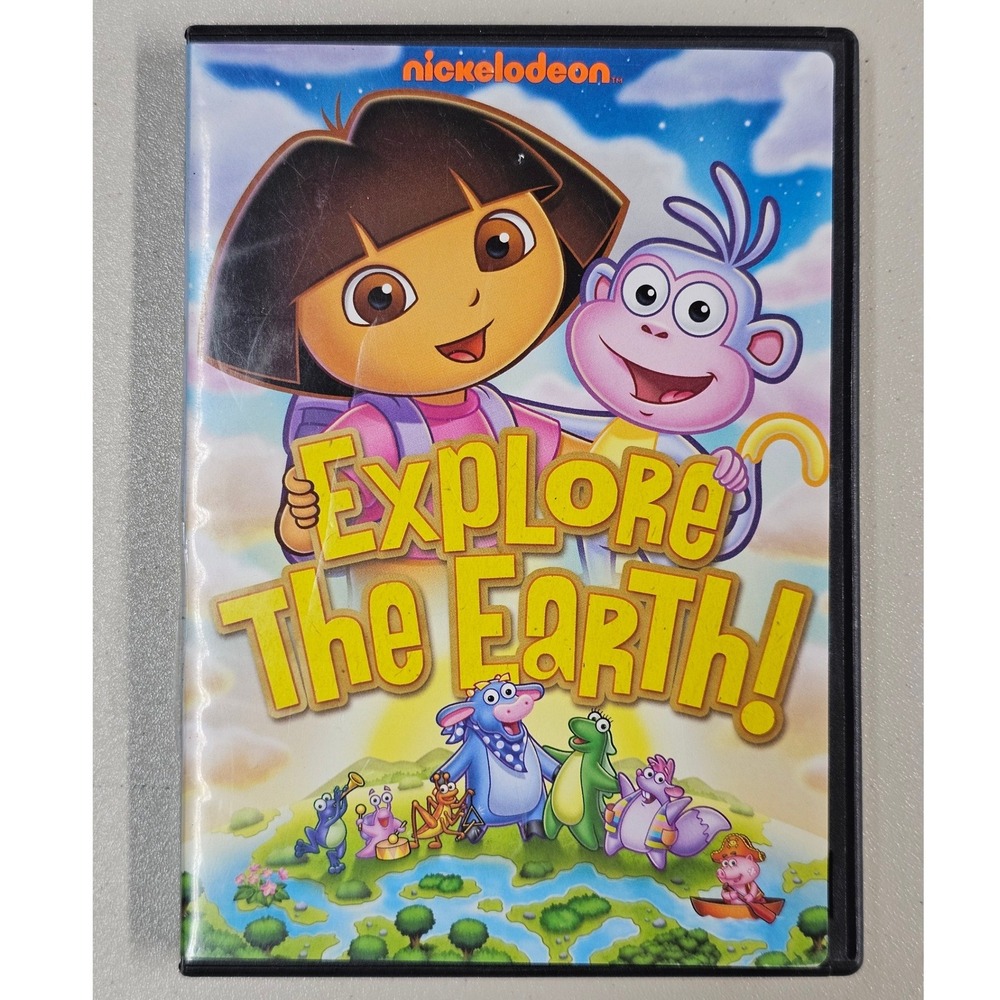 Nickelodeon Dora the Explorer Explore The Earth DVD 2010 Kids Learning Adventure